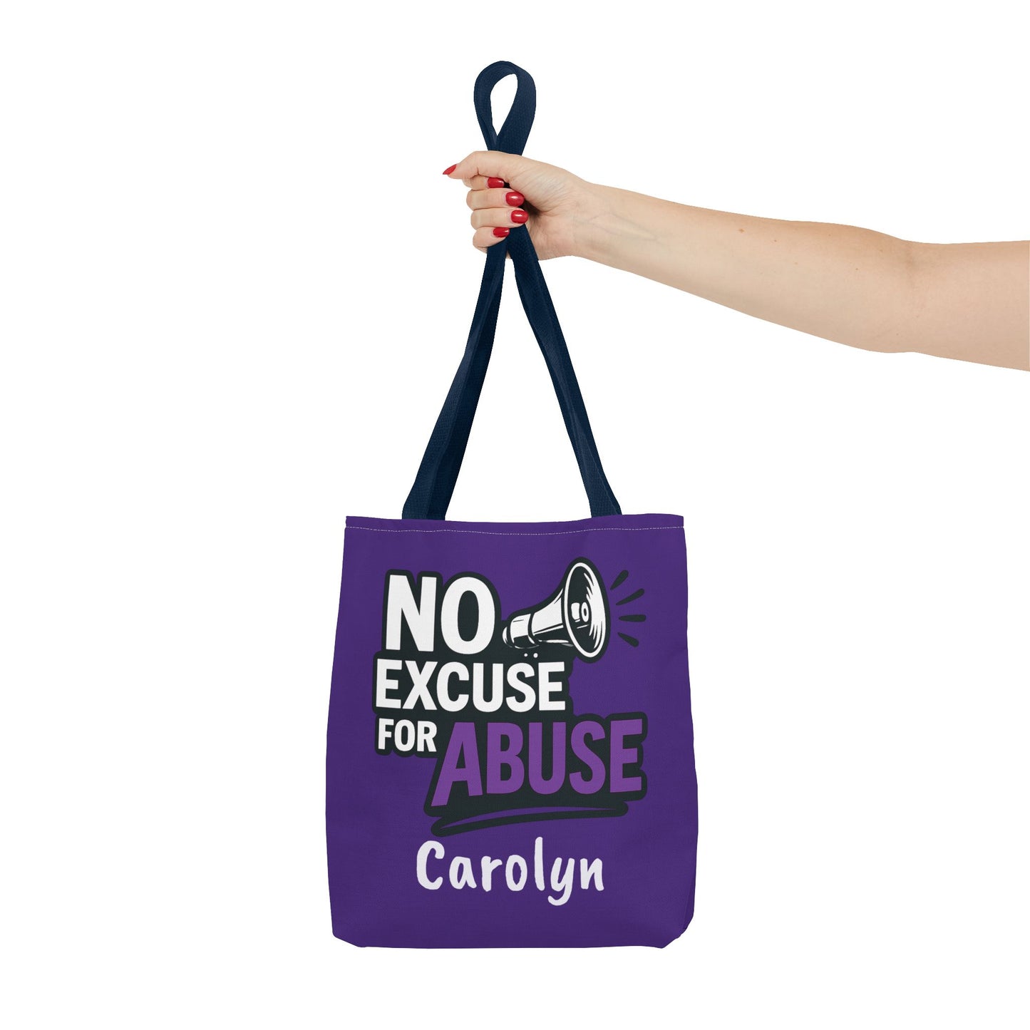 Empowerment Tote Bag - No Excuse for Abuse, Advocacy Tote, Eco-Friendly Bag, Fundraiser Gift, Awareness Campaign Bag