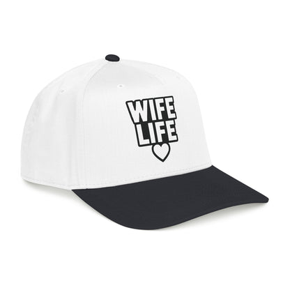 Wife Life Mid Profile Baseball Cap | Wife Life Baseball Hat