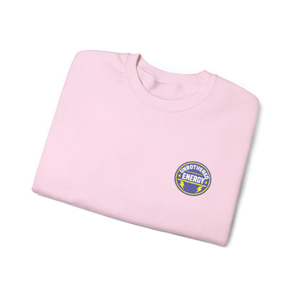 Unbothered Energy embroidered sweatshirt | Funny Slogan Crewneck