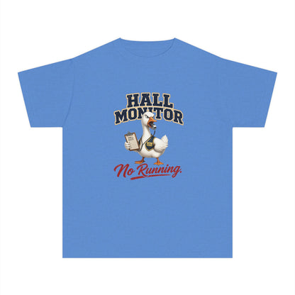 Hall Monitor Goose No Running Tee | Kids school safety shirt