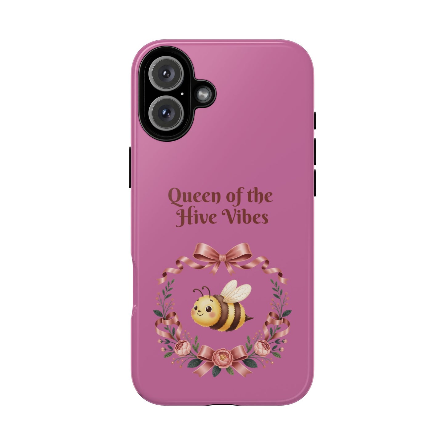 Queen of the Hive Bee Phone Case | Cute Floral Bee iPhone Case