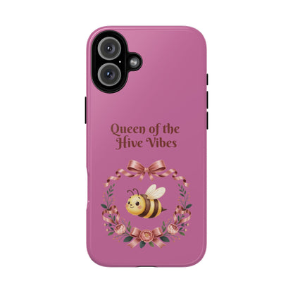 Queen of the Hive Bee Phone Case | Cute Floral Bee iPhone Case