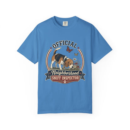 Official Neighborhood Sniff Inspector Beagle T-Shirt | Dog Lover Tee
