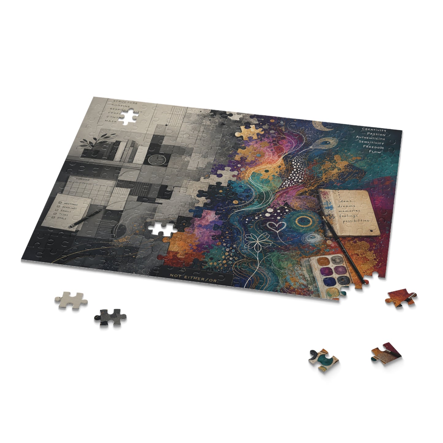 Masking vs Unmasking Neurodivergent Sensory Puzzle