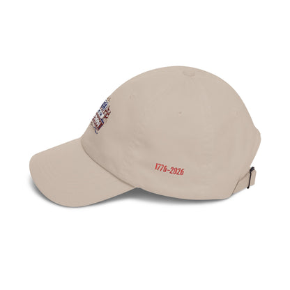 250 Years of Freedom America Anniversary Dad Cap