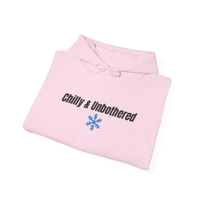 Chilly & Unbothered hoodie | Snowflake graphic sweatshirt
