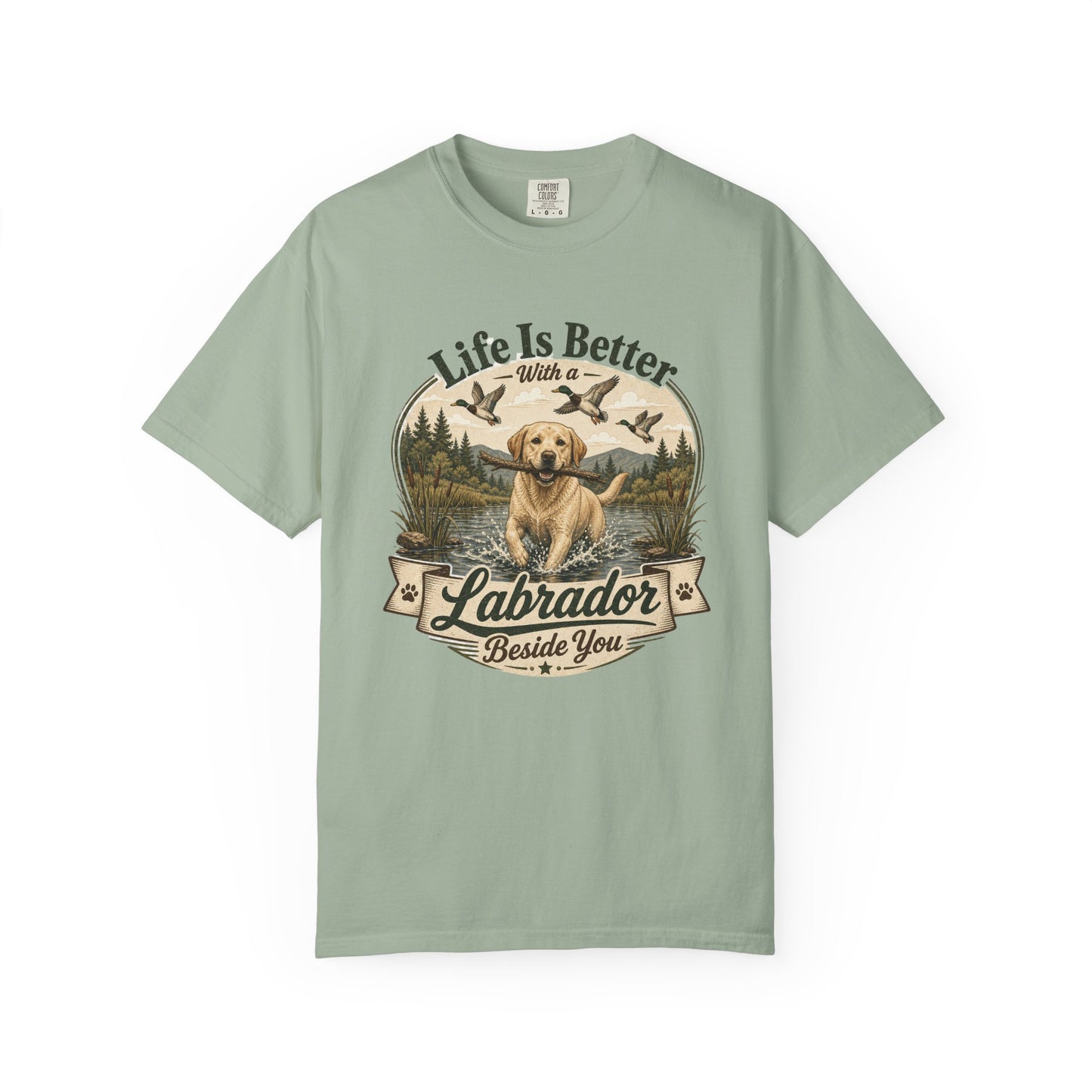 Life Is Better with a Labrador T-shirt | Lab Dog Design