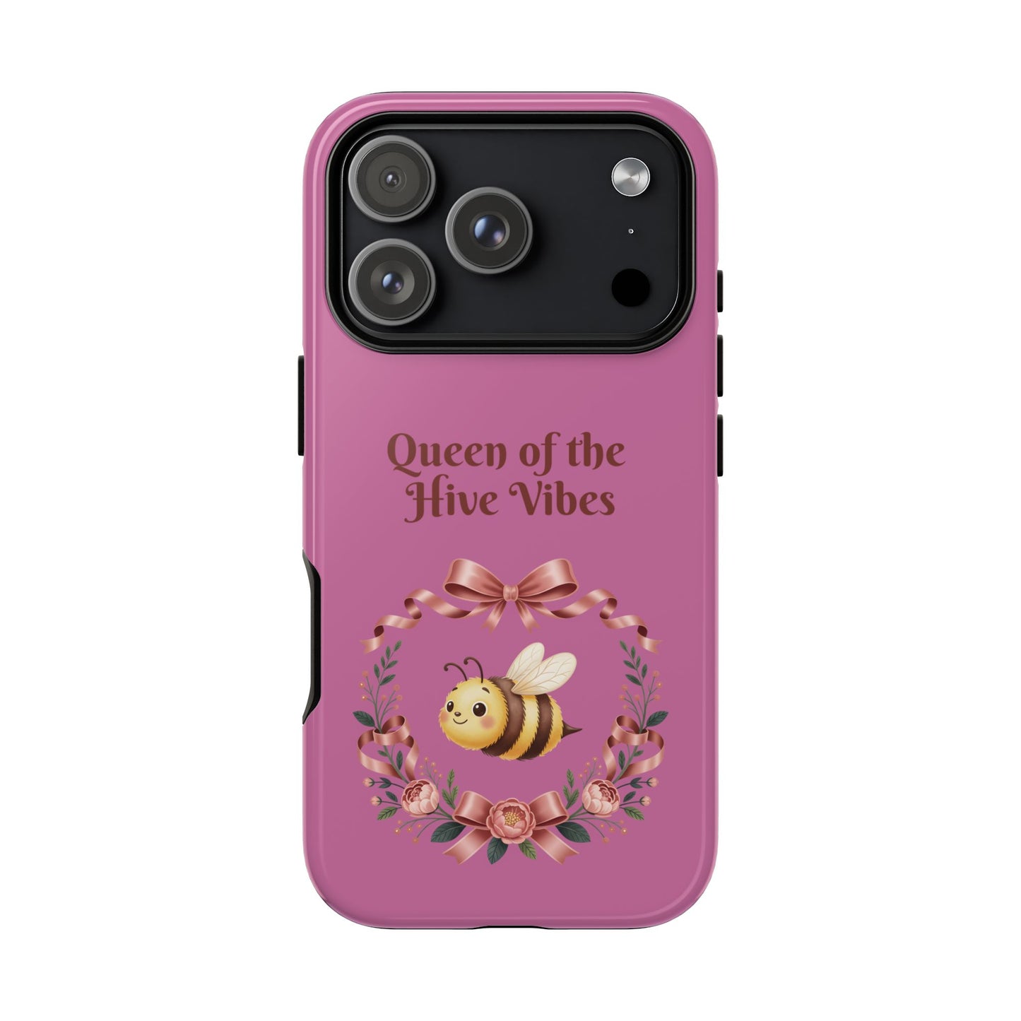 Queen of the Hive Bee Phone Case | Cute Floral Bee iPhone Case