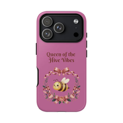 Queen of the Hive Bee Phone Case | Cute Floral Bee iPhone Case