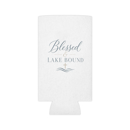 Blessed & Lake Bound Can Cooler | Christian Lake Life