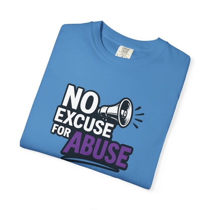 Empowering Unisex T-Shirt: No Excuse for Abuse, Awareness Shirt, Activism Tee, Gift for Supporters, Comfort Wear