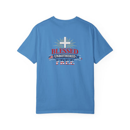 Blessed Unbothered Free cross | T-shirt
