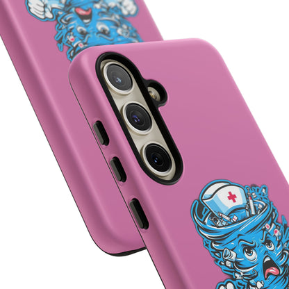 Chaos Coordinator Phone Case, Fun Nurse Gift, Tough Cases for Healthcare Heroes, Unique Cell Phone Cover, Funny Medical Humor/ Pink