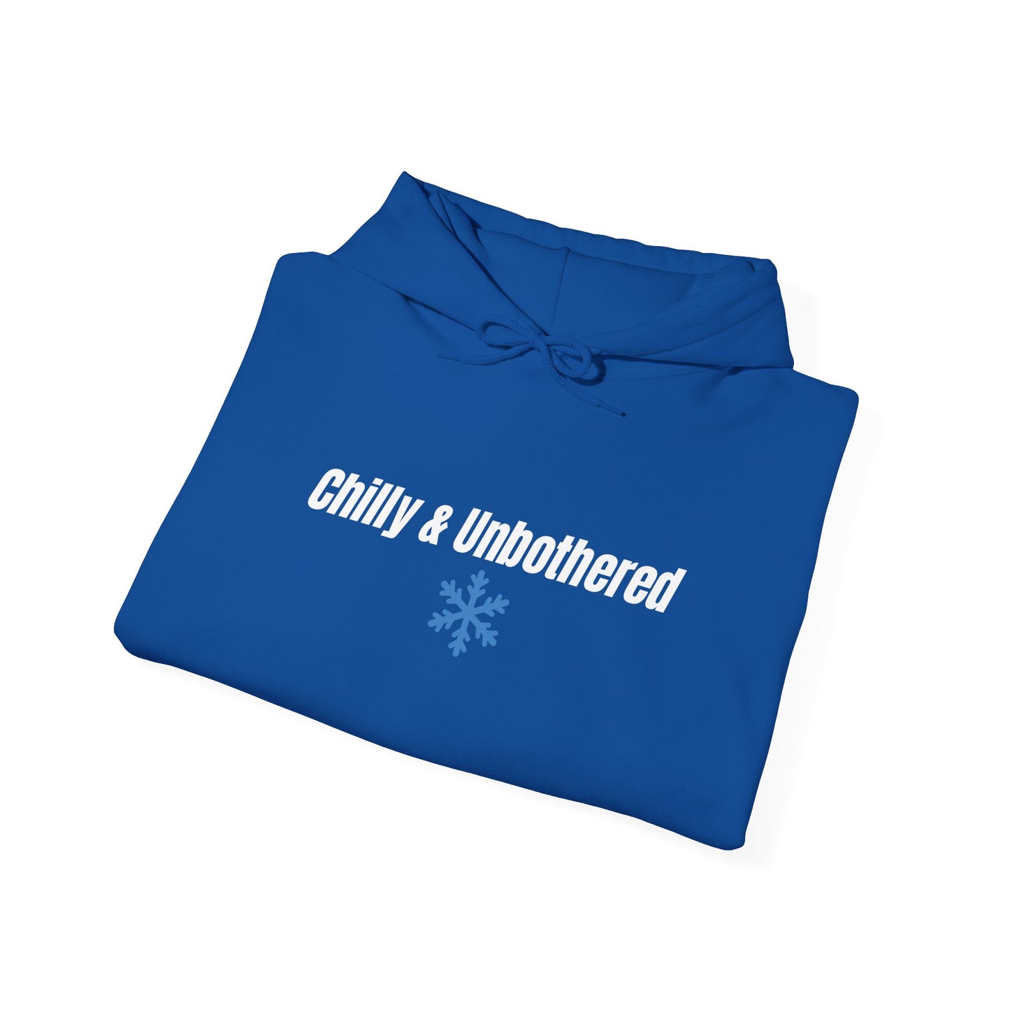 Chilly & Unbothered hoodie | Snowflake graphic sweatshirt