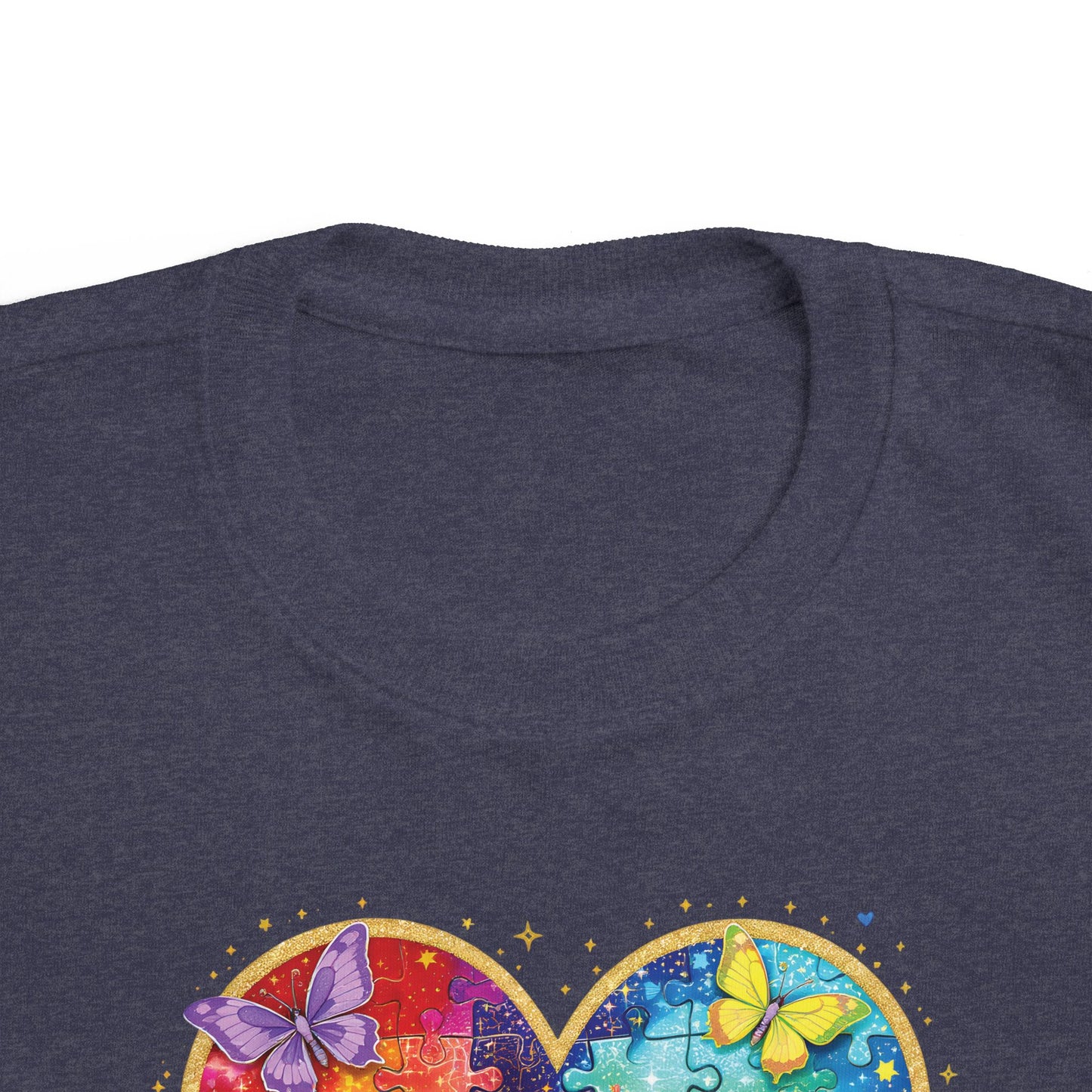 Autism Puzzle Heart Toddler Tee | Accept Understand Love