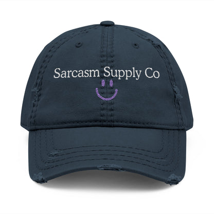 Distressed Dad Hat with Sarcasm Supply Co Embroidery | Casual Cap, Gift for Dad, Trendy Hat for Everyday Wear, Adjustable Baseball [...]