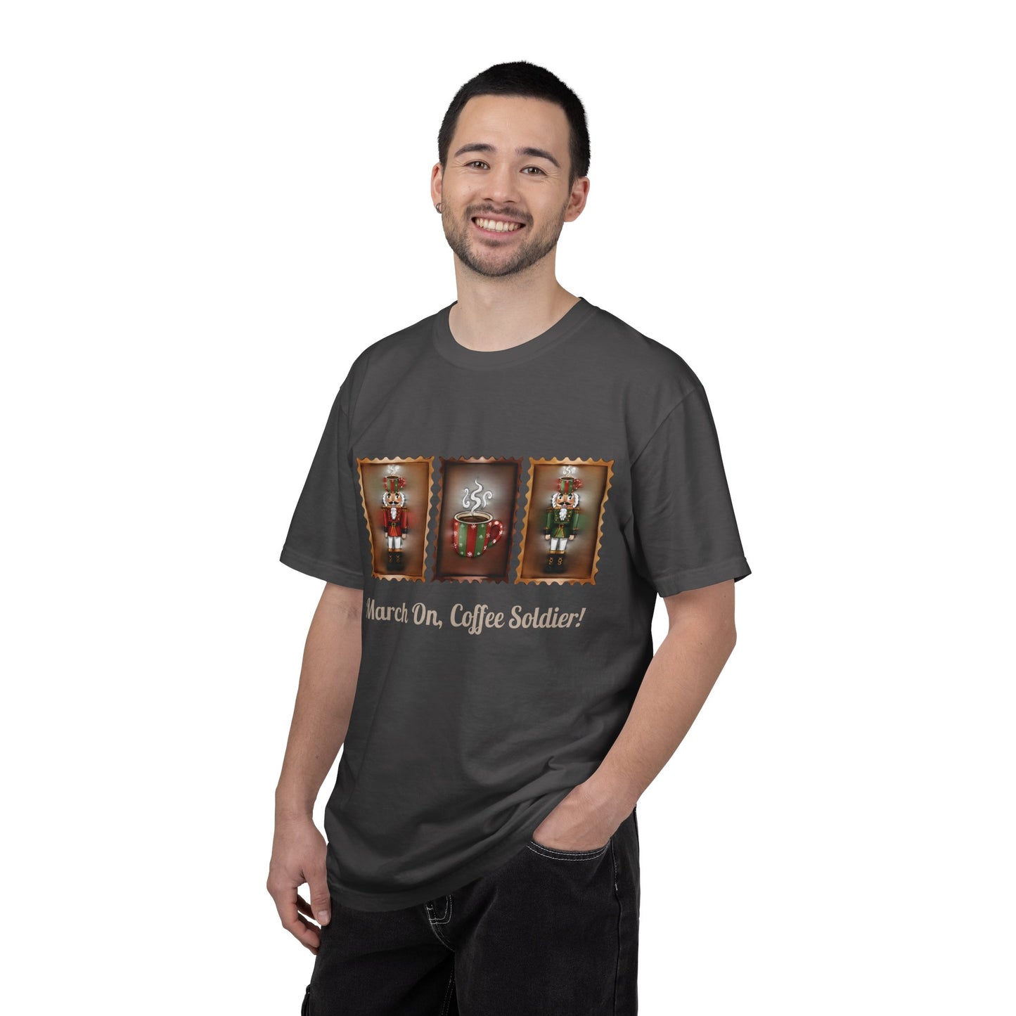 March On Coffee Soldier! T-shirt | Nutcracker Coffee Soldier Illustration