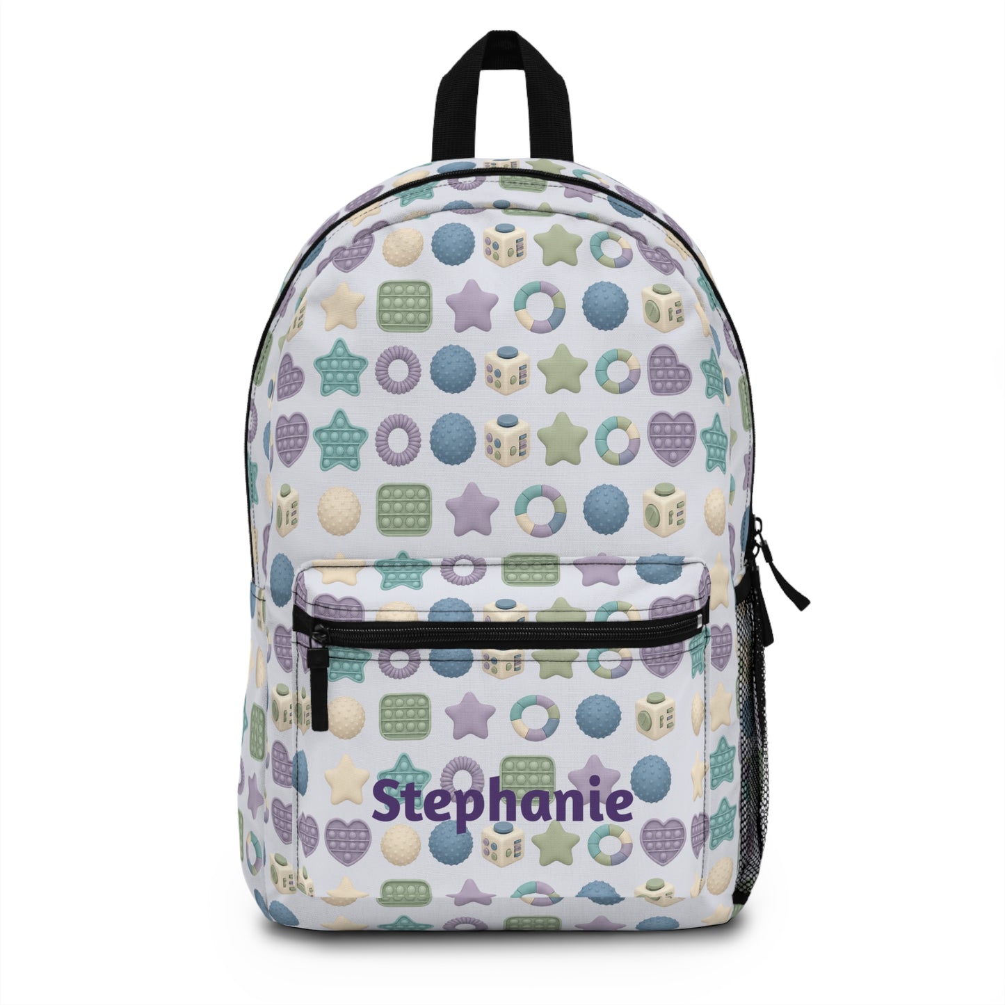Pastel Pop It Pattern Backpack | Sensory Toy Inspired Print