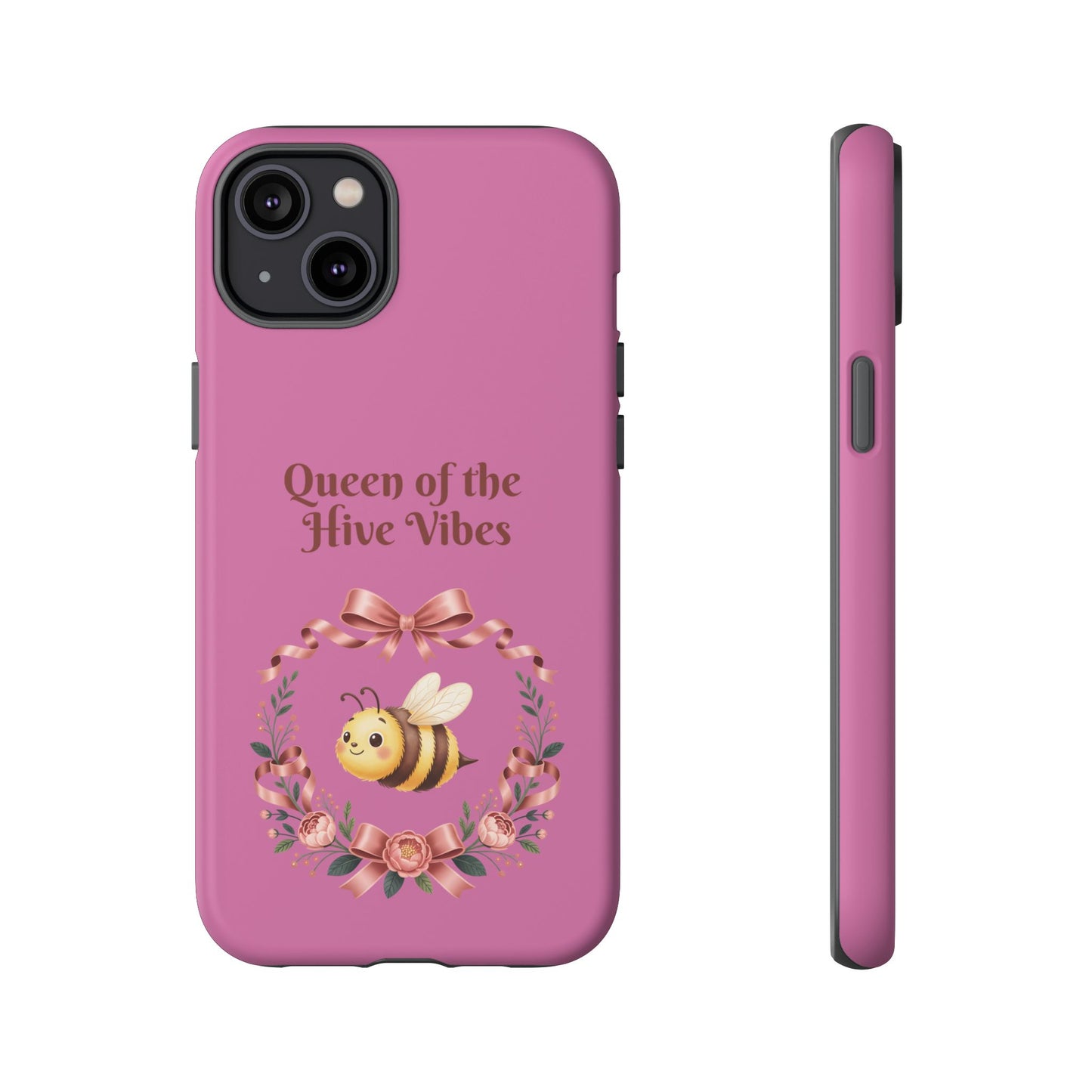 Queen of the Hive Bee Phone Case | Cute Floral Bee iPhone Case