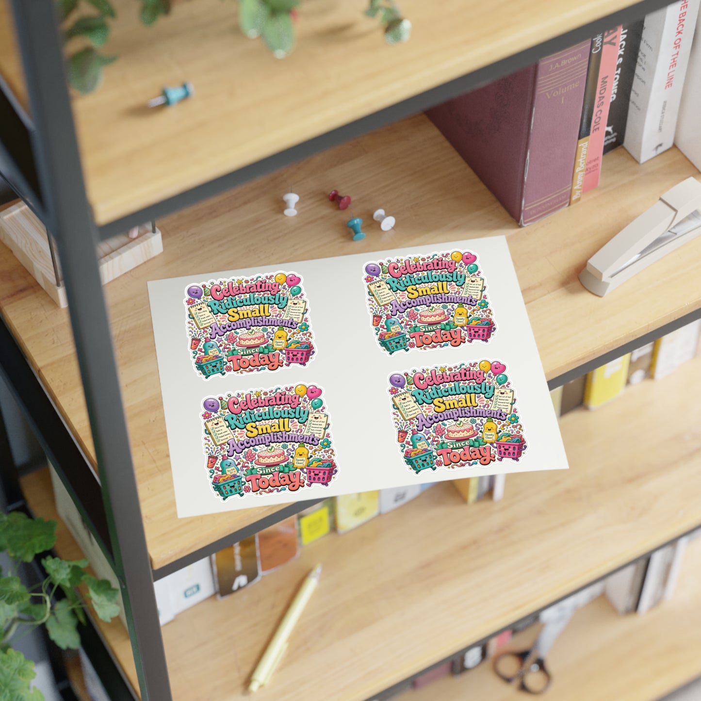 Celebrating Ridiculously Small Accomplishments Sticker Sheets | Cute Planner Stickers, Motivational Scrapbook Decals