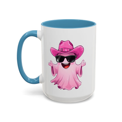 Playful Ghost Coffee Mug - Fun Halloween Drinkware, Cute Gift for Ghost Lovers, Perfect for Fall, Coffee Lovers, Halloween Decor