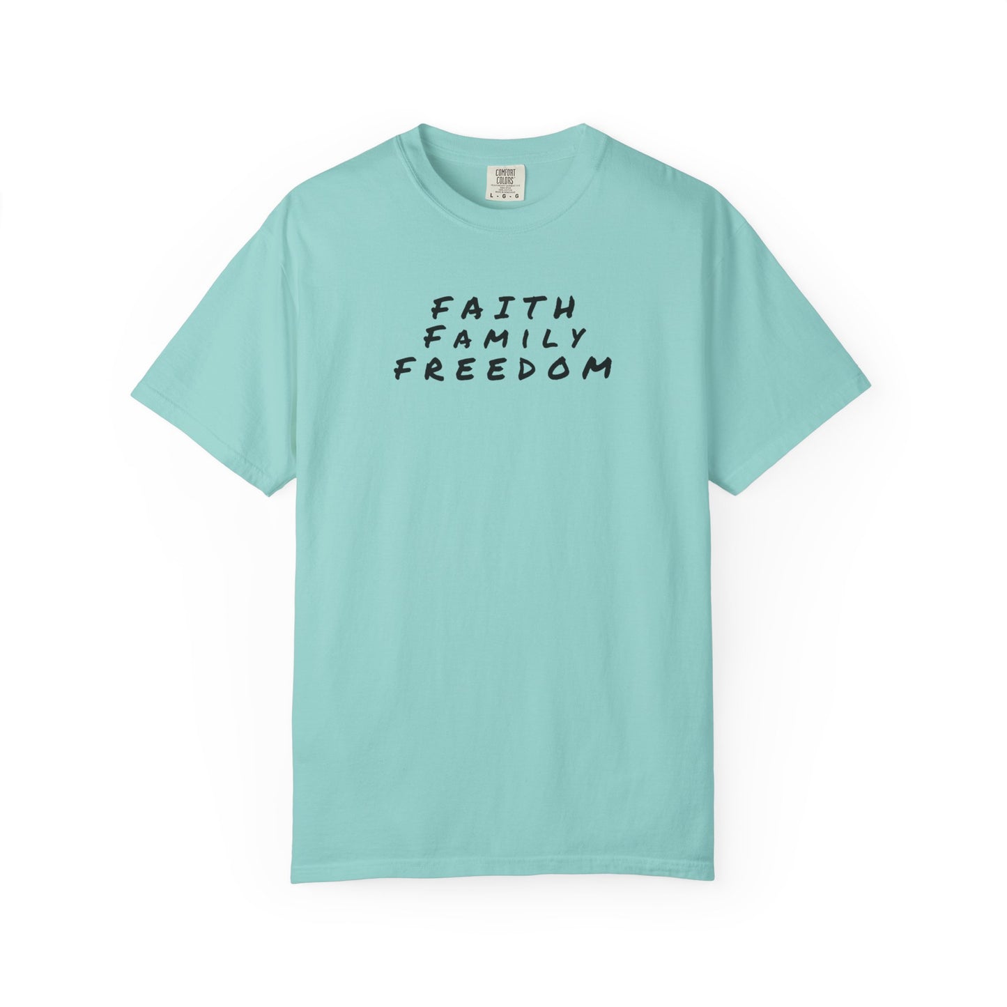 Faith Family Freedom Unisex T-shirt, Christian Tee, Faith Over Fear Shirt, Religious Apparel, Inspirational Clothing