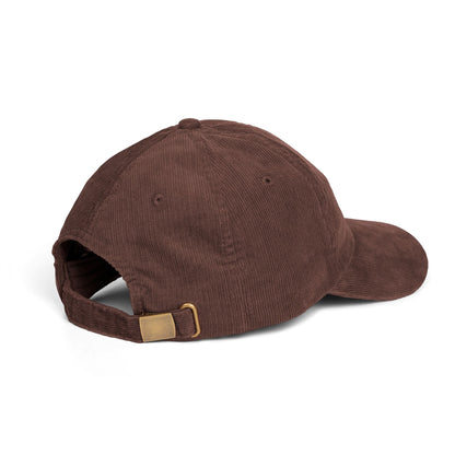 Not Today Brain Embroidered Corduroy Cap | Funny Phrase Dad Hat