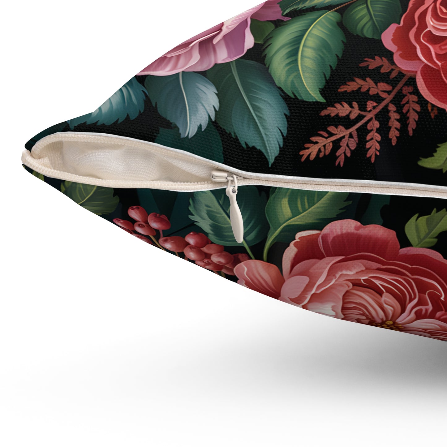 Vintage Rose Bouquet Pillow | Floral Throw Pillow