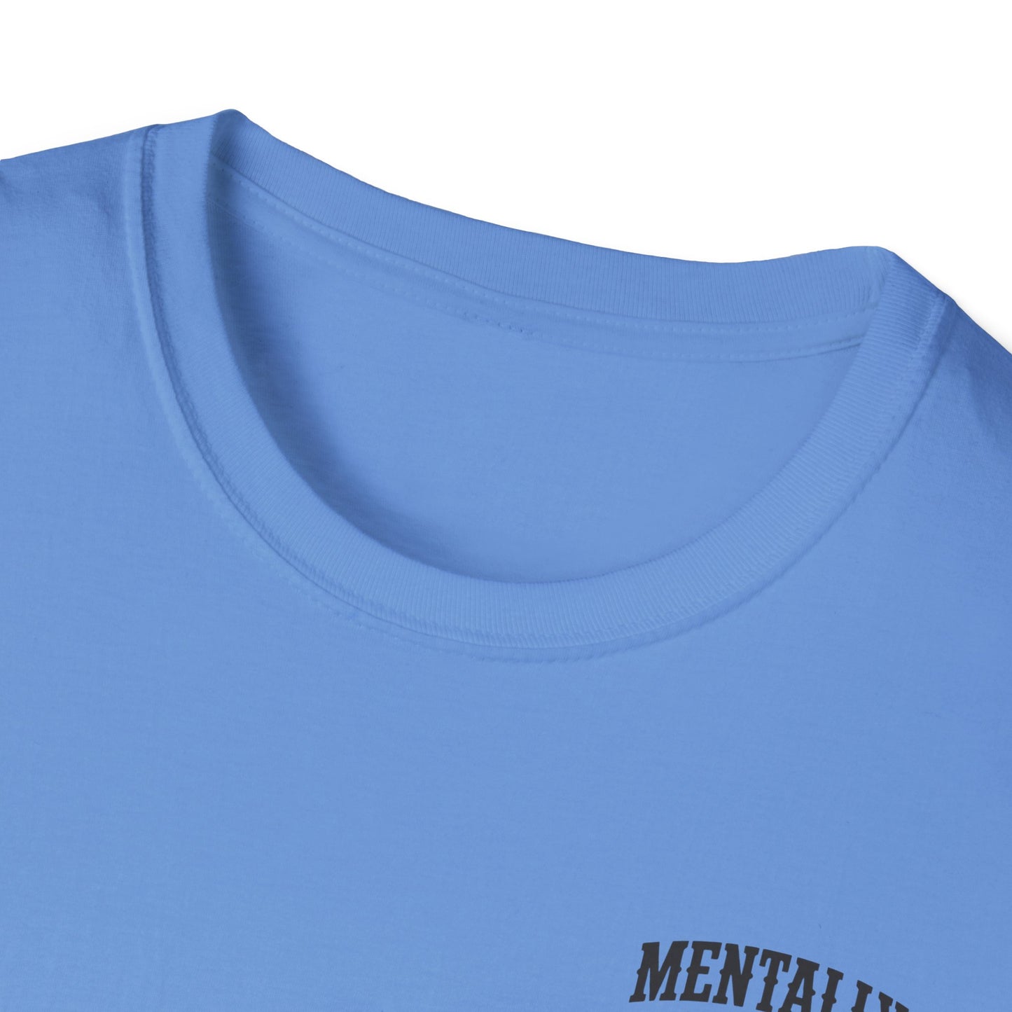 Mentally Checked Out Still Showin' Up T-Shirt | Funny Typography Tee