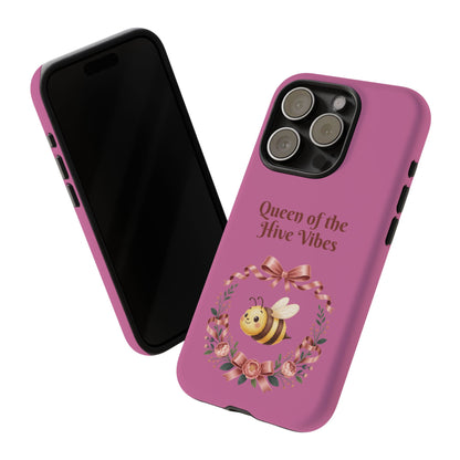 Queen of the Hive Bee Phone Case | Cute Floral Bee iPhone Case