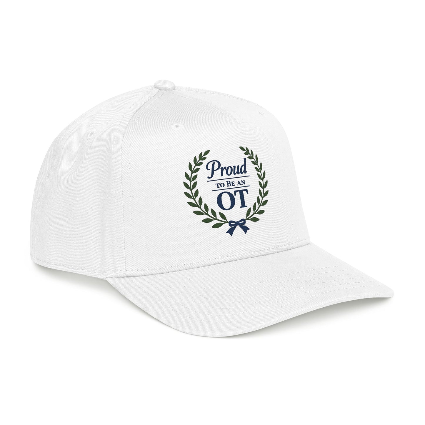 Proud to Be an OT Baseball Cap | Occupational Therapist Hat, Laurel Wreath