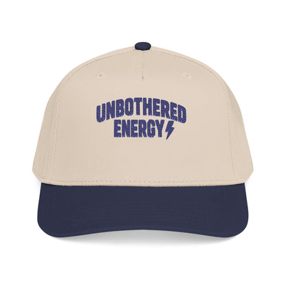 Unbothered Energy Mid Profile Baseball Cap | Embroidered Phrase
