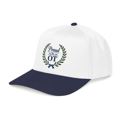 Proud to Be an OT Baseball Cap | Occupational Therapist Hat, Laurel Wreath