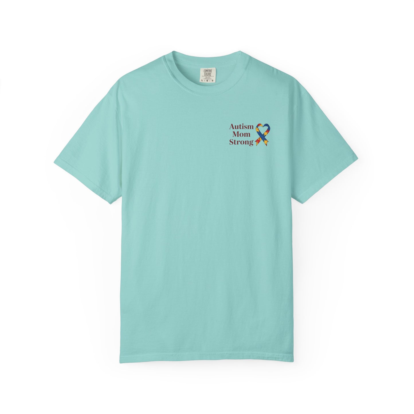 Autism Mom Strong T-shirt | Autism Awareness Puzzle Ribbon