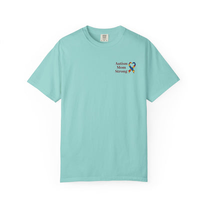 Autism Mom Strong T-shirt | Autism Awareness Puzzle Ribbon