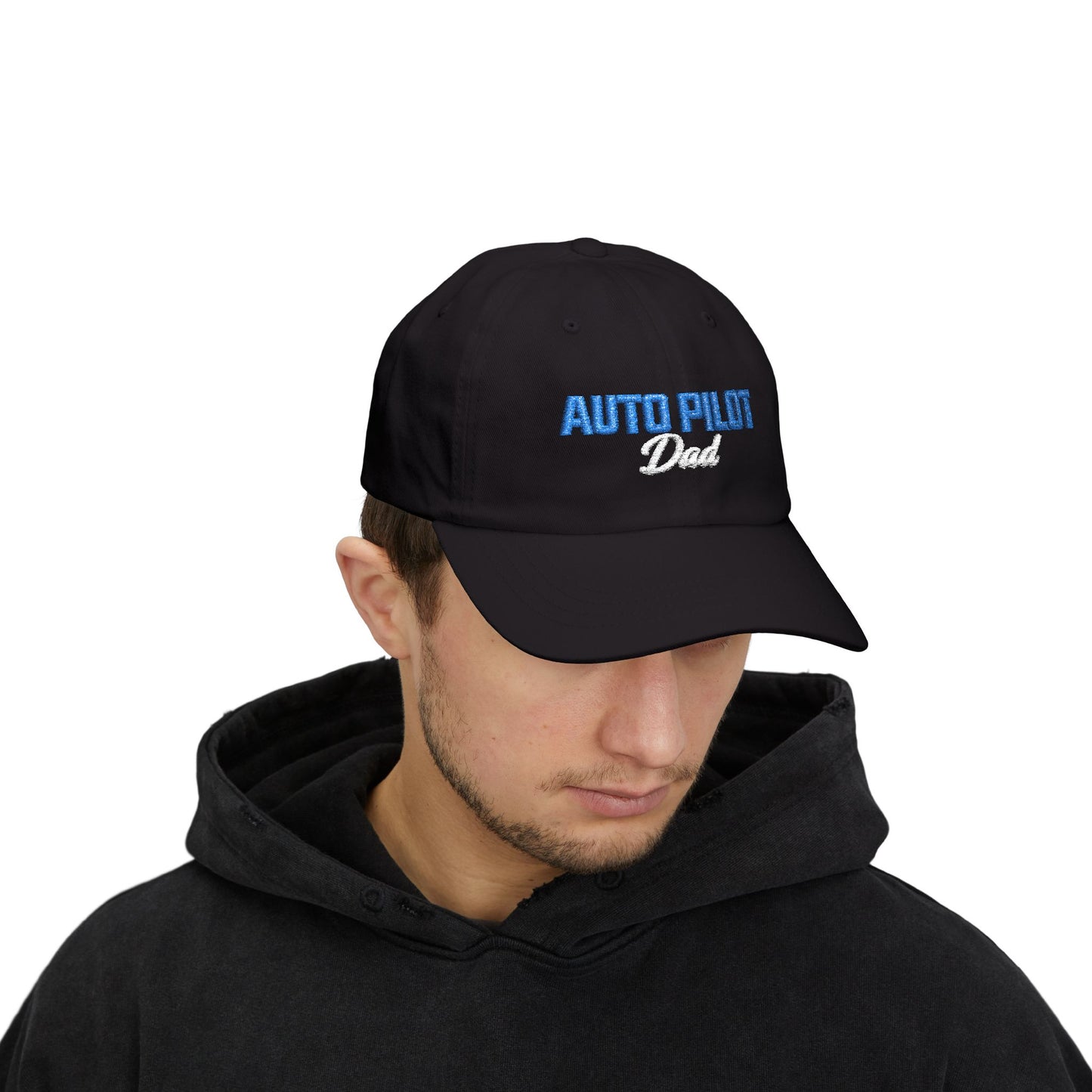 Autopilot Dad Cap | Embroidered Baseball Hat, Adjustable Classic Dad Cap