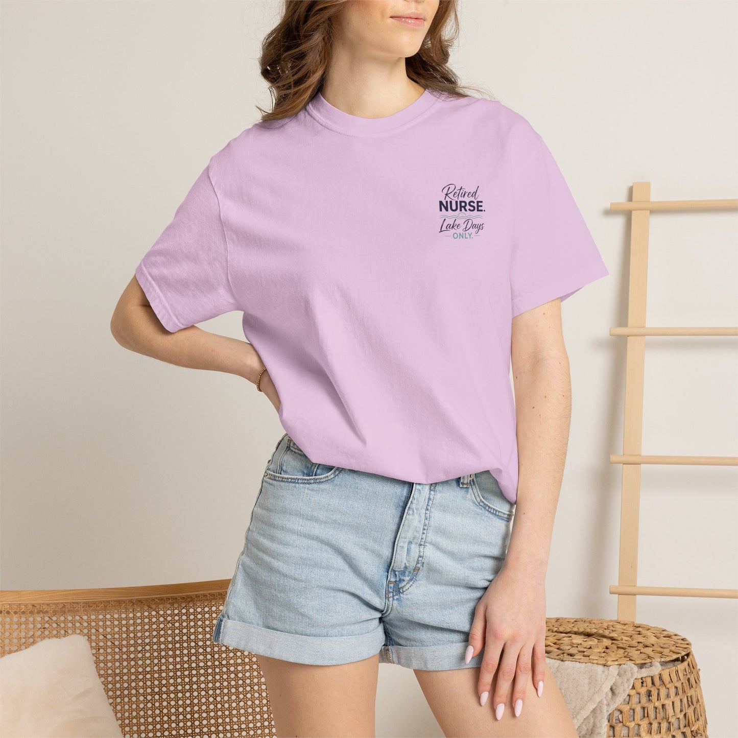 Retired Nurse Lake Days Only T-shirt | Retirement Nursing Tee