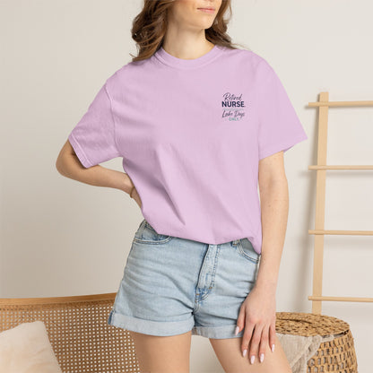 Retired Nurse Lake Days Only T-shirt | Retirement Nursing Tee