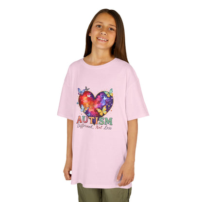 Autism Puzzle Heart Kids Tee | Different Not Less