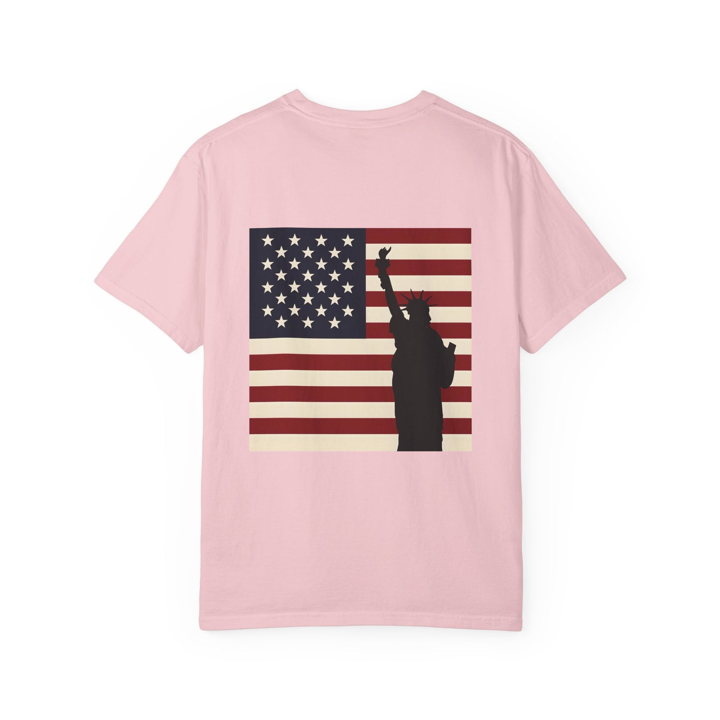 Freedom Patriotic T-shirt, Statue of Liberty, USA Independence Day Tee, Liberty Island Shirt, America Flag Top, Patriotic July 4th Gift