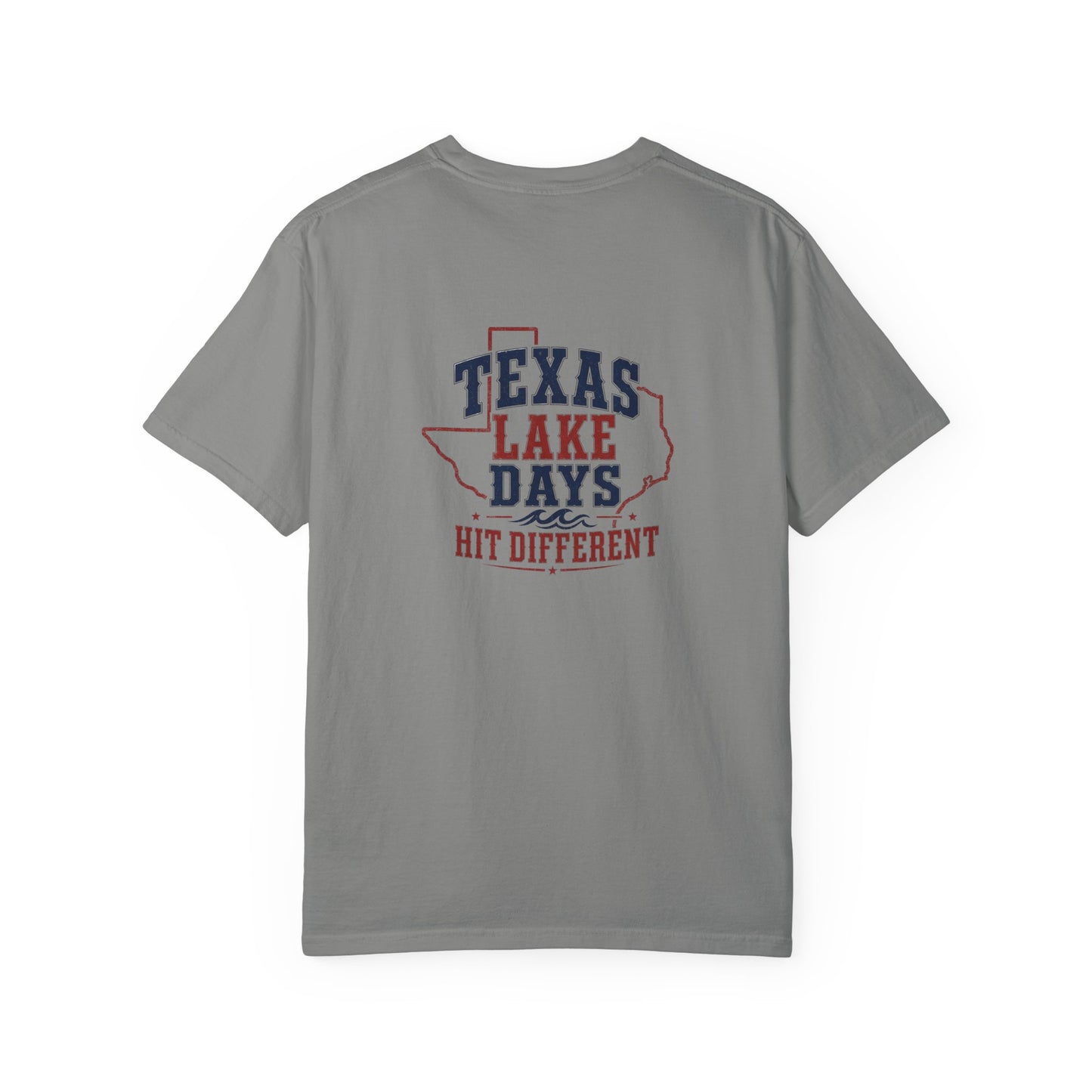 Texas Lake Days Hit Different T-shirt | State Outline Lake Life