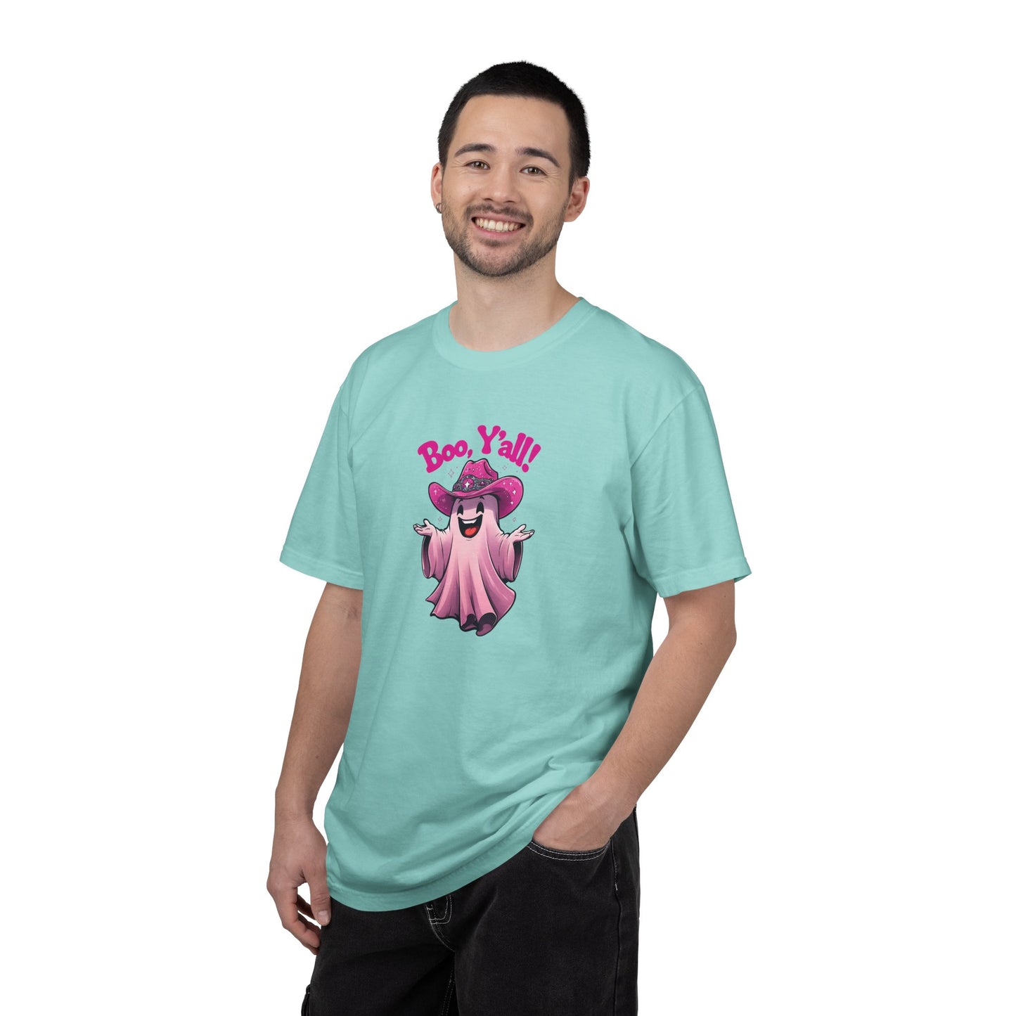 Boo Y'all Ghost T-Shirt, Fun Halloween Tee, Unisex Shirt, Cute Ghost Apparel, Spooky Season Outfit