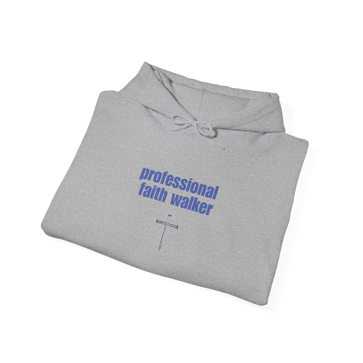 Professional Faith Walker Hooded Sweatshirt - Christian Inspirational Clothing, Unisex Hoodie, Religious Gift, Cozy Jumper, Faith Apparel