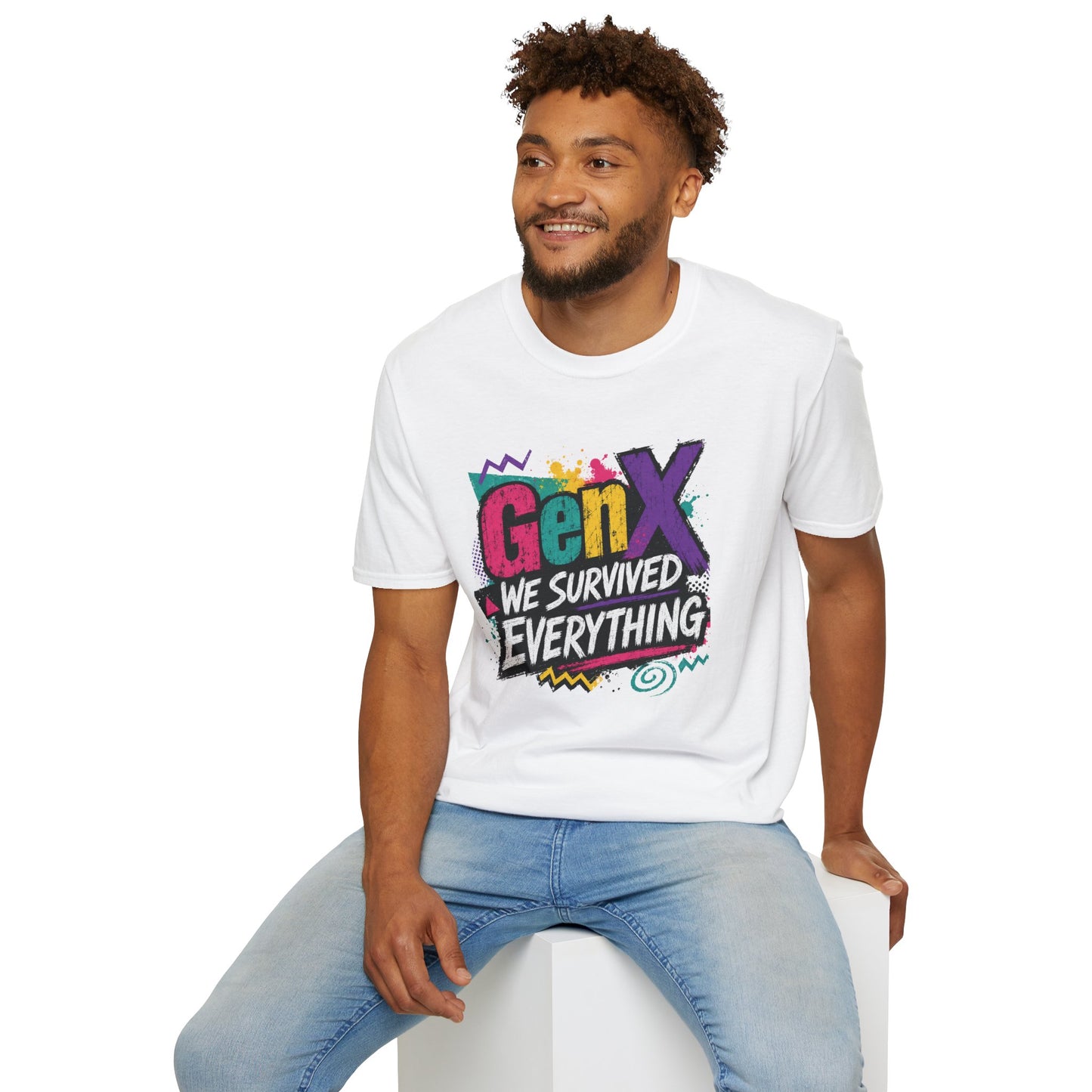Gen X We Survived Everything T-Shirt | 90s Retro Graphic Tee