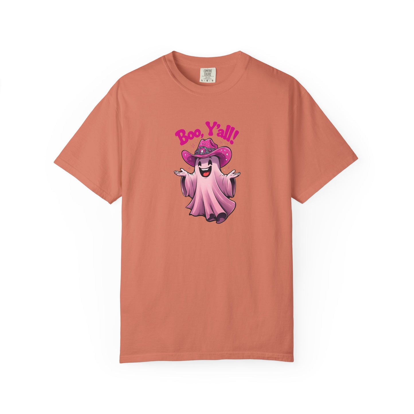 Boo Y'all Ghost T-Shirt, Fun Halloween Tee, Unisex Shirt, Cute Ghost Apparel, Spooky Season Outfit