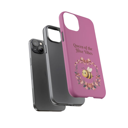 Queen of the Hive Bee Phone Case | Cute Floral Bee iPhone Case