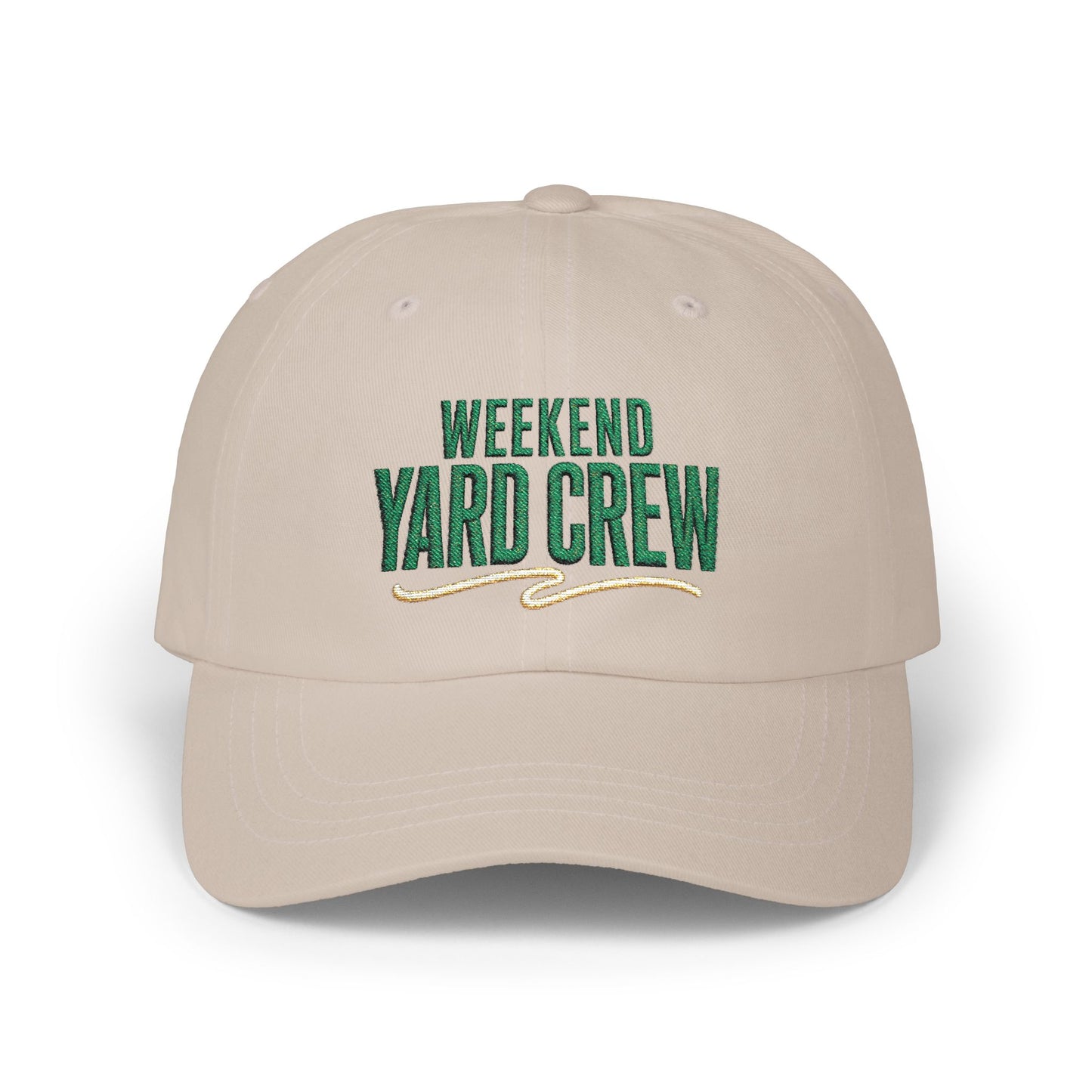 Weekend Yard Crew Dad Cap | Embroidered Gardening Hat