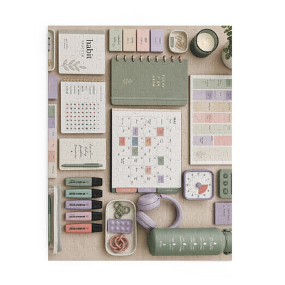 Executive Function Command Center Neurodivergent Flatlay Puzzle
