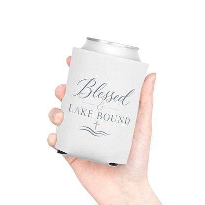 Blessed & Lake Bound Can Cooler | Christian Lake Life
