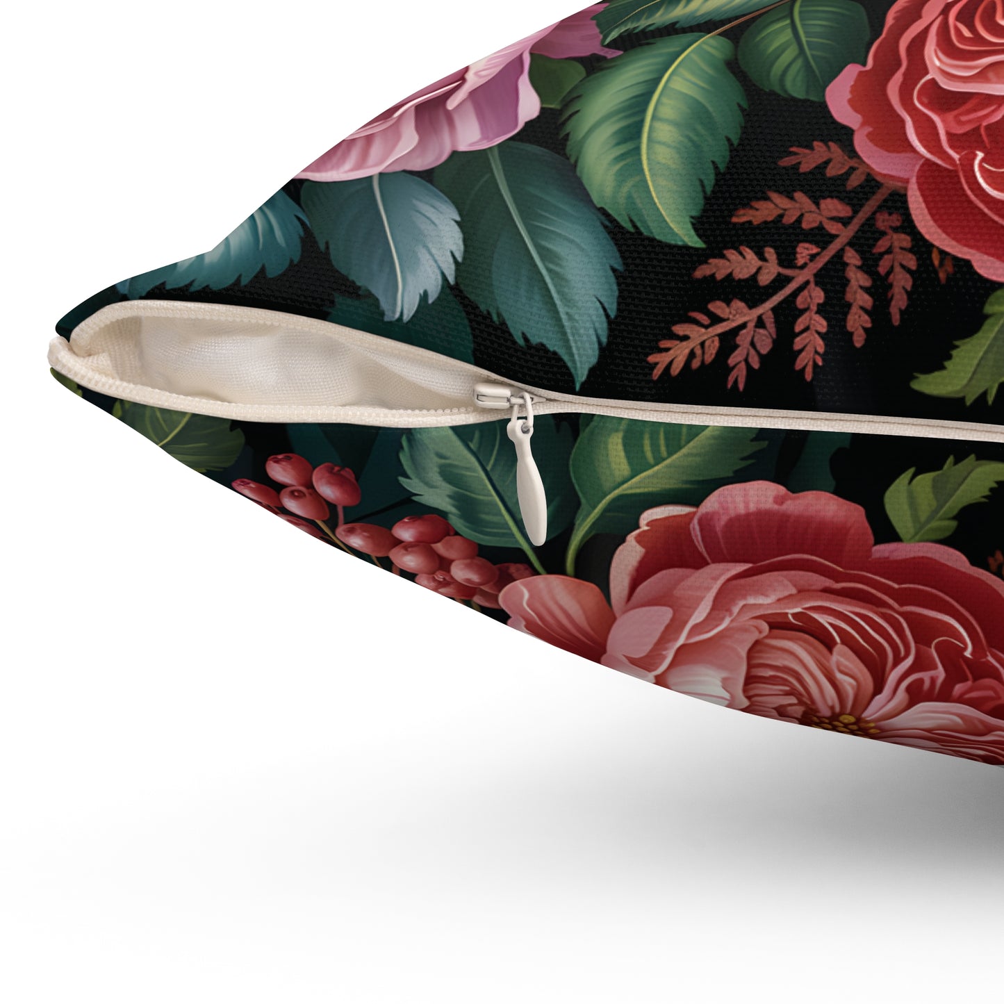 Vintage Rose Bouquet Pillow | Floral Throw Pillow